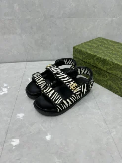 Alternative view of GUCCI Sandals & Mules Calf Hair (Black-White) EU36-42 B50202606031200119