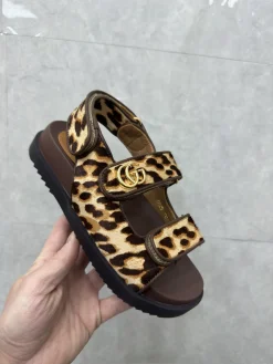 GUCCI Sandals & Mules Calf Hair (Brown-Black) EU36-42 B50202606031202119