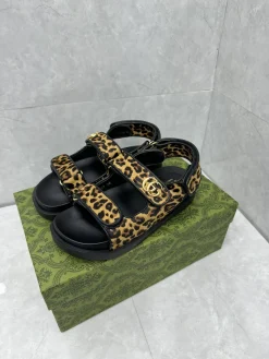 Alternative view of GUCCI Sandals & Mules Calf Hair (Leopard-Black) EU36-42 B50202606031201119