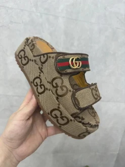 GUCCI Sandals & Mules Canvas (Brown-Red-Green) EU35-44 B10202606031206109