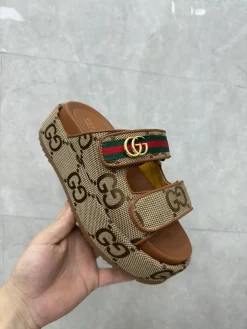 GUCCI Sandals & Mules Canvas Leather (Brown-Beige-Red-Green) EU35-44 B10202606031207109