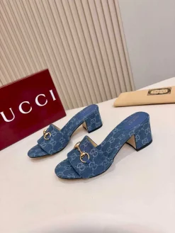 Alternative view of GUCCI Sandals & Mules Denim (Blue) EU35-43 A8020260603121599