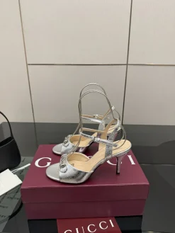 GUCCI Sandals & Mules Leather (Silver) EU35-42 B70202606031218119