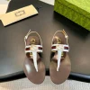 GUCCI Sandals & Mules Leather (White-Brown-Gold-Red-Green) EU35-42 A5020260603121289