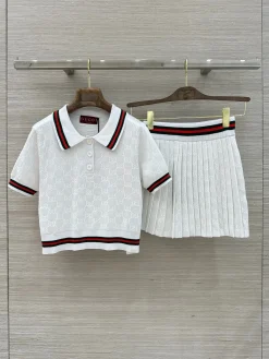 GUCCI Shirts & Polos Cotton (White-Red-Green) ONE SIZE D55202606010843179