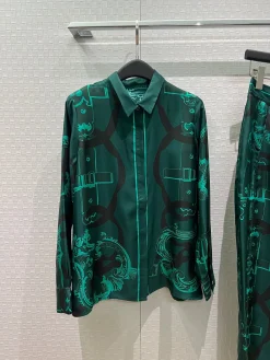 Alternative view of GUCCI Shirts & Polos Silk (Green-Black) S-XL C90202606010036159