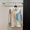 GUCCI Shirts & Polos Silk (White-Blue-Beige) S-XL D00202606010034159