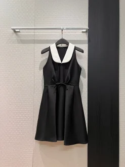 GUCCI Skirts & Dresses Silk (Black-White) S-XL B90202606010032129