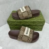 GUCCI Slides & Slippers Canvas-Rubber (Brown-Beige) EU35-46 A7020260603124689