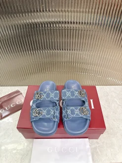 Alternative view of GUCCI Slides & Slippers Denim (Blue) EU36-42 B20202606031252109