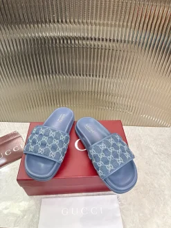 Alternative view of GUCCI Slides & Slippers Denim (Blue) EU36-47 A8020260603125499