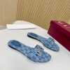 GUCCI Slides & Slippers Denim (Blue-Gold) EU35-42 A3020260603125079