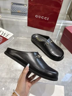 GUCCI Slides & Slippers Leather (Black) EU36-42 A9020260603127099