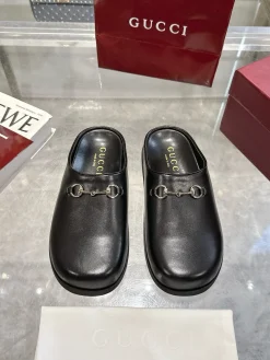 Alternative view of GUCCI Slides & Slippers Leather (Black) EU36-42 A9020260603127099