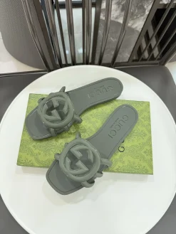 Alternative view of GUCCI Slides & Slippers Rubber (Gray) EU35-42 A0020260603130969