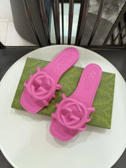 Alternative view of GUCCI Slides & Slippers Rubber (Pink) EU35-42 A0020260603129769