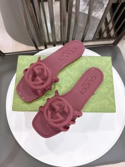 Alternative view of GUCCI Slides & Slippers Rubber (Pink) EU35-42 A0020260603131069