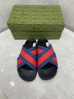 Alternative view of GUCCI Slides & Slippers Rubber (Red-Blue-Black) EU36-46 A2020260603130079