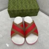 GUCCI Slides & Slippers Rubber (Red-Brown-White-Pink) EU36-46 A2020260603130179