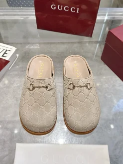 Alternative view of GUCCI Slides & Slippers Suede (Beige) EU36-42 A9020260603130299