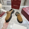 GUCCI Slides & Slippers Suede (Brown-Black) EU36-42 B30202606031306109