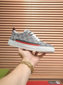 GUCCI Sneakers & Trainers Canvas (Beige-Red-Green-White) EU38-45 B0020260603133399