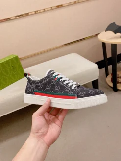 GUCCI Sneakers & Trainers Canvas (Black-Red-Green-White) EU38-44 B0020260603133499