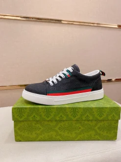 GUCCI Sneakers & Trainers Canvas (Black-Red-Green-White) EU38-44 B0020260603135099