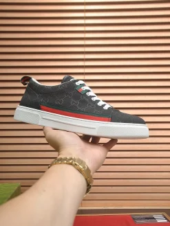 Alternative view of GUCCI Sneakers & Trainers Canvas (Black-White) EU38-45 B0020260603133599