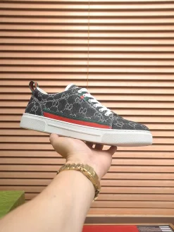 GUCCI Sneakers & Trainers Canvas (Black-White-Red-Green) EU38-45 B0020260603133699