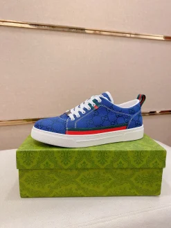 GUCCI Sneakers & Trainers Canvas (Blue-Red-Green-White) EU38-44 B0020260603135199