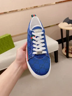 Alternative view of GUCCI Sneakers & Trainers Canvas (Blue-Red-Green-White) EU38-44 B0020260603135199