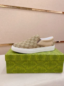 Alternative view of GUCCI Sneakers & Trainers Canvas-Leather (Beige-Brown-White) EU38-45 B0020260603132299