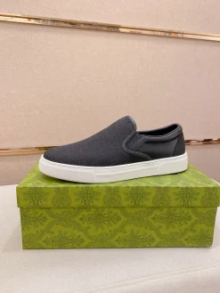 GUCCI Sneakers & Trainers Canvas-Leather (Black-White) EU38-45 B0020260603133199