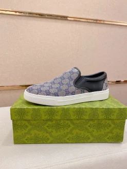 Alternative view of GUCCI Sneakers & Trainers Canvas-Leather (Blue-Beige-Black-White) EU38-45 B0020260603134399
