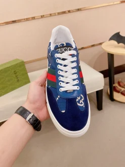 Alternative view of GUCCI Sneakers & Trainers Canvas-Leather (Blue-Red-Green-White) EU38-44 B10202606031377109