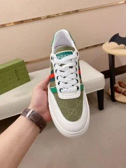 Alternative view of GUCCI Sneakers & Trainers Canvas-Leather (Green-White-Red) EU38-44 B10202606031327109