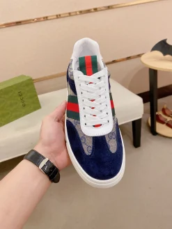 Alternative view of GUCCI Sneakers & Trainers Canvas-Suede (Blue-Beige-Red-Green-White) EU38-44 B10202606031326109