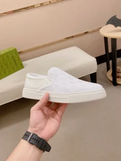 GUCCI Sneakers & Trainers Canvas (White) EU38-44 B0020260603133299