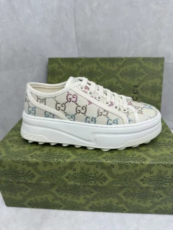 GUCCI Sneakers & Trainers Canvas (White-Pink-Blue-Purple) EU35-41 B60202606031341119