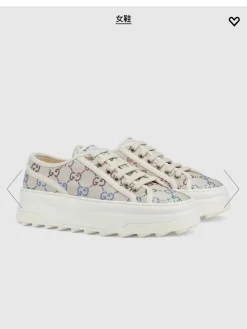 Alternative view of GUCCI Sneakers & Trainers Canvas (White-Pink-Blue-Purple) EU35-41 B60202606031341119