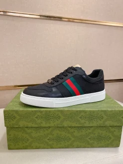 GUCCI Sneakers & Trainers Leather (Black-Red-Green-White) EU38-44 B10202606031356109