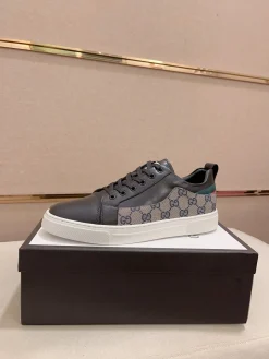 GUCCI Sneakers & Trainers Leather-Canvas (Black-Beige-Green-Red-White) EU38-44 B0020260603136699