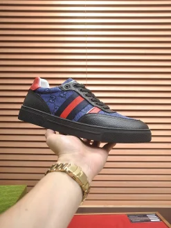 Alternative view of GUCCI Sneakers & Trainers Leather-Canvas (Blue-Black-Red-White) EU38-45 B10202606031344109