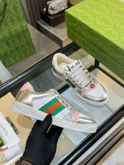 GUCCI Sneakers & Trainers Leather (Silver-White-Green-Orange-Pink) EU35-45 B50202606031321119