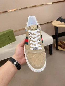 Alternative view of GUCCI Sneakers & Trainers Leather-Suede (Beige-Red-Green-Blue-White) EU38-44 B10202606031354109