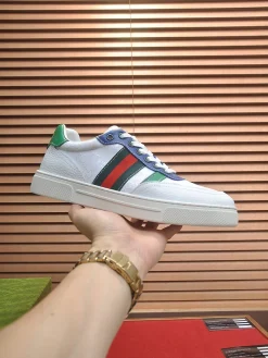 Alternative view of GUCCI Sneakers & Trainers Leather (White-Red-Green-Blue) EU38-45 B10202606031371109