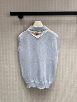 Alternative view of GUCCI Sweaters & Knitwear Cotton (Light blue) S-M-L B45202606011773119