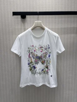 GUCCI T-shirts & Vests Cotton (White-Multicolor) S-M-L A8520260601004499