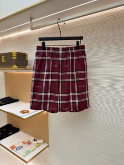 GUCCI Trousers & Shorts Cotton (Red-Black-White) S-XL A8520260613094699